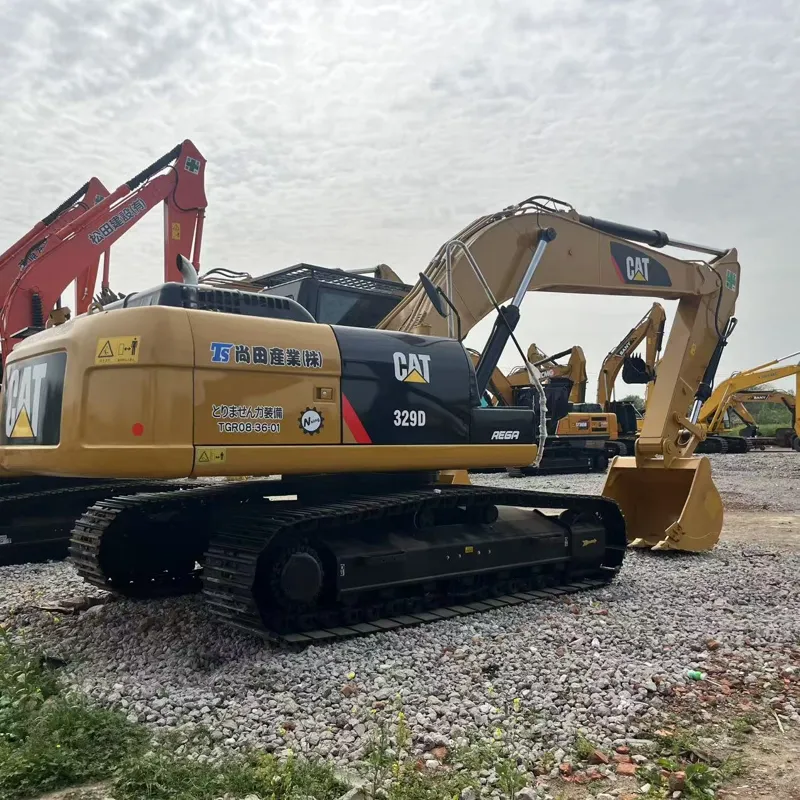 Used caterpillar 329D excavator