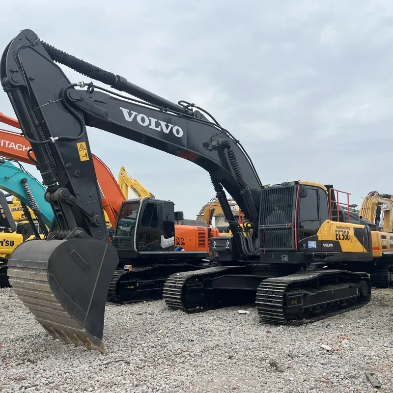 Used volvo 380 excavator