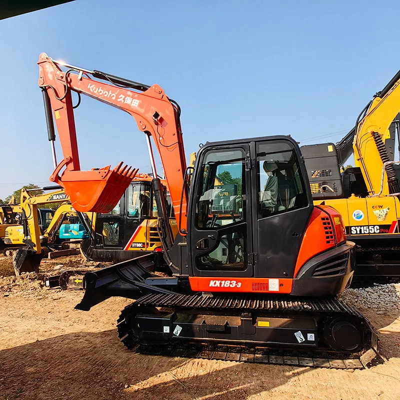 Used kubota KX183-3 excavator